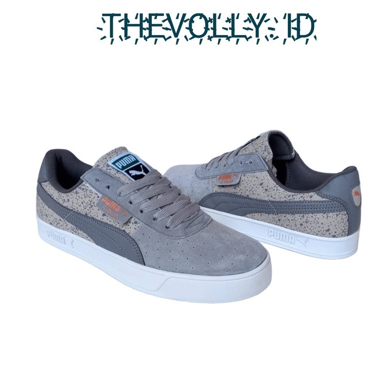 Sepatu Puma G Vilas Grey Green BNIB Original / Sneakers Pria