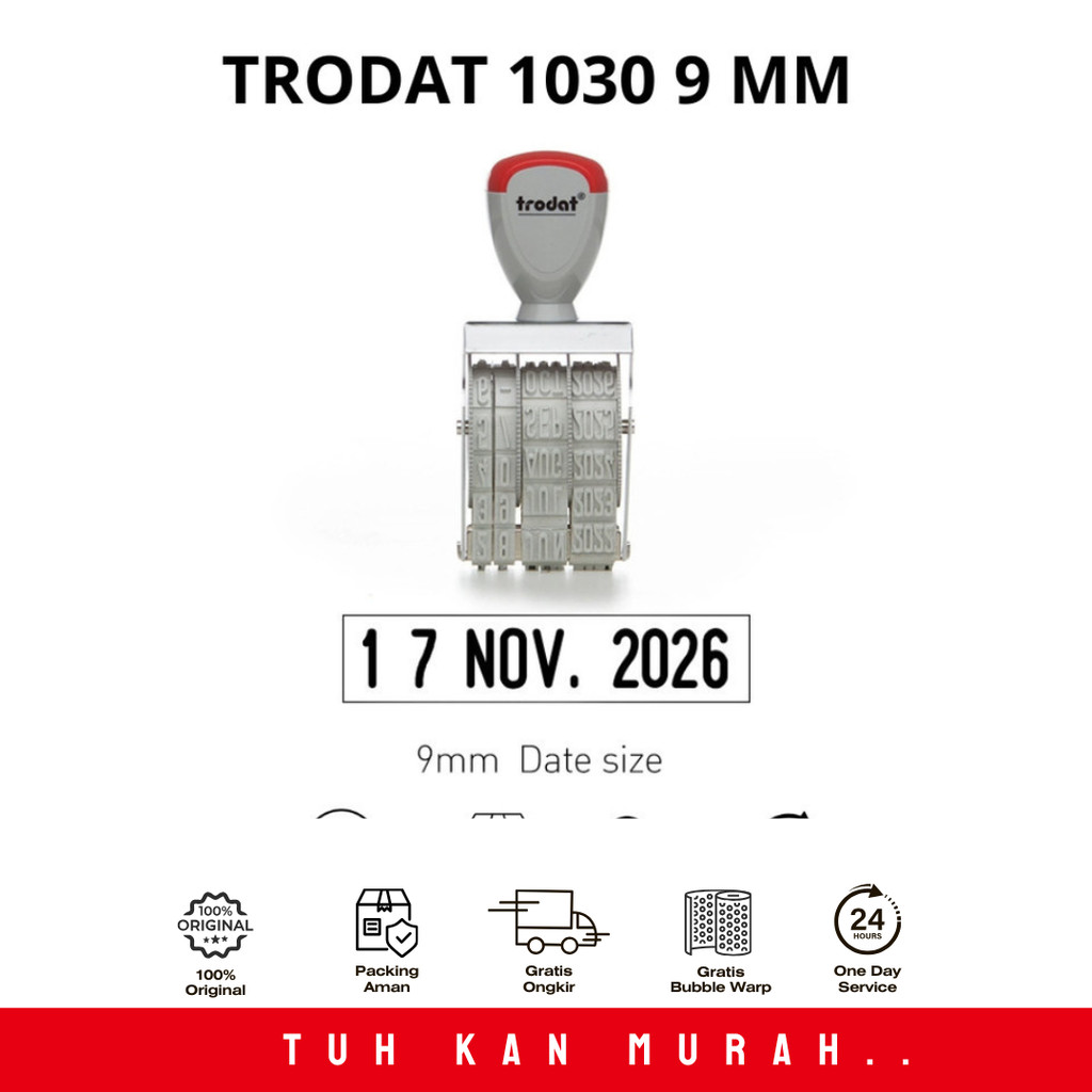 

TRODAT STEMPEL TANGGAL 1030 9 MM