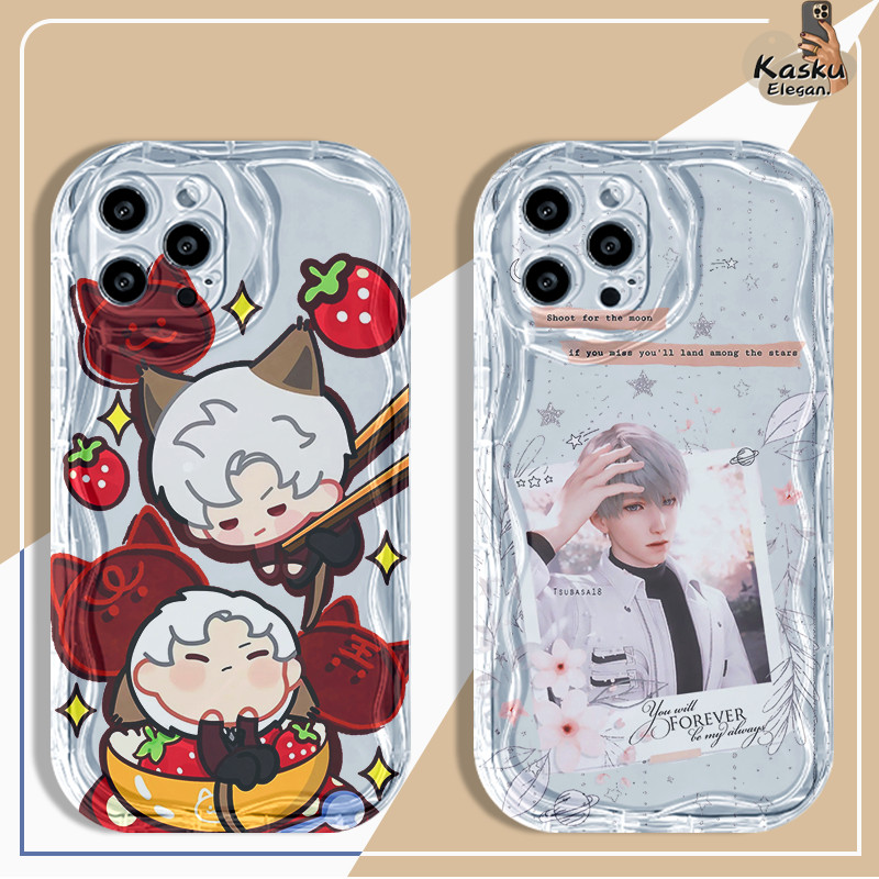 INFINIX Elegan CASE  Love and Deepspace sylus Estetis Kartun Mode soft imut fokus adaptasi Infinix H