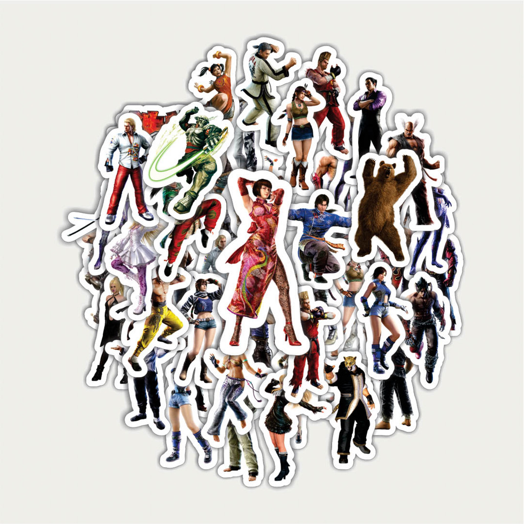 

Sticker Pack Stiker Game Series Tekken Character Mix 4 | Sticker TUMBLR | Stiker LAPTOP KOPER HELM