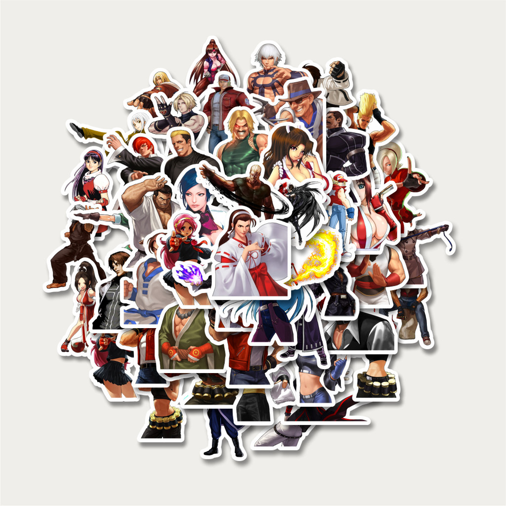

Sticker Pack Stiker Game Series King Of Fighter Character Mix 8 | Sticker TUMBLR | Stiker LAPTOP KOPER HELM