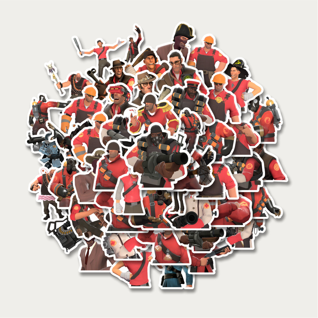 

Sticker Pack Stiker Game Series Team Fortres Character V12 | Sticker TUMBLR | Stiker LAPTOP KOPER HELM