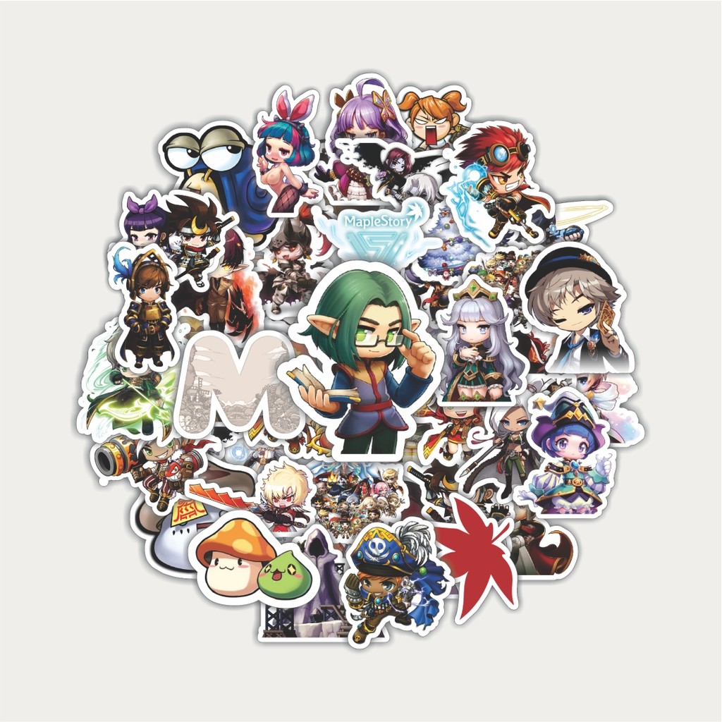 

Sticker Pack Stiker Game Series Maple Story Mix 1 | Sticker TUMBLR | Stiker LAPTOP KOPER HELM