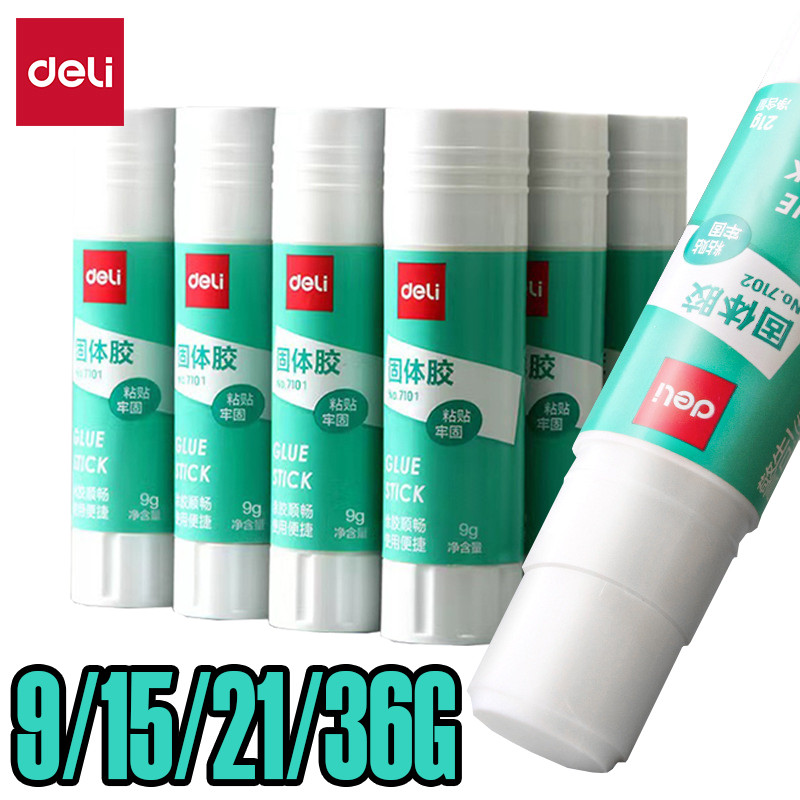 

Deli Glue Sticks Non Toxic Quick Drying Super Strong Washable for Office Home School Crafts DIY Bulk Pack Multicolor Best Seller