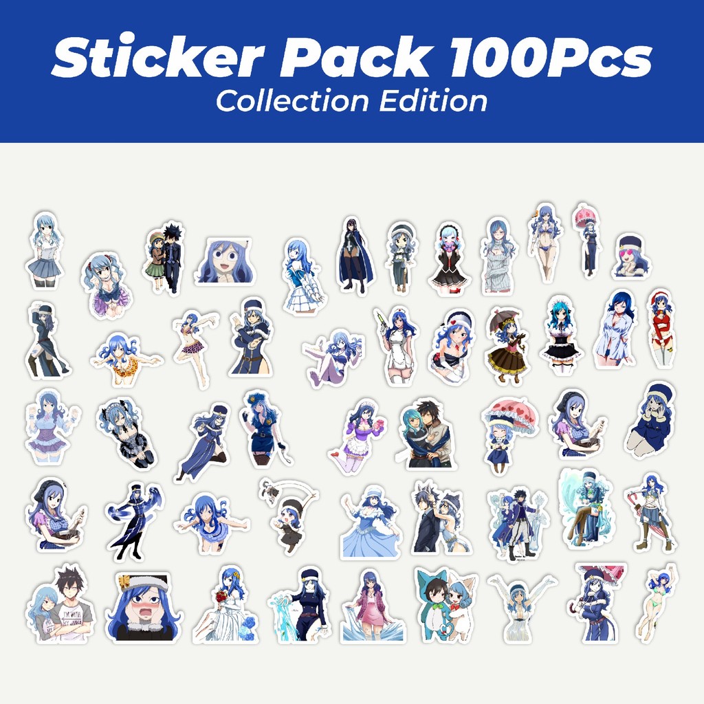 

Hot Stiker Anime Series Fairy Tail Karakter Juvia Lockser Lucu Anti Air Stikers Berperekat Waterproof Sticker Decal Buat Motor Helm Buku Journal Koper Casing HP Laptop Botol Minum