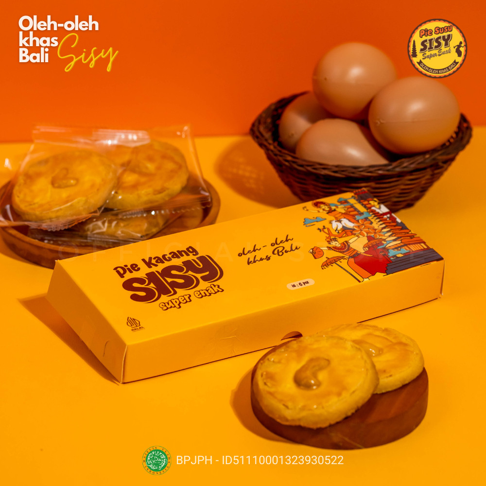 

Pie Susu Sisy | PIE KACANG SISY 1 Box isi 6pcs