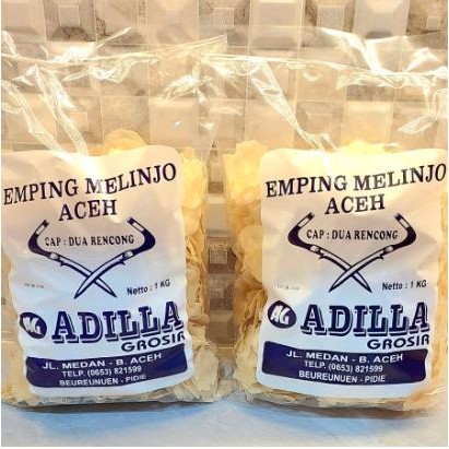 

Emping Aceh Kualitas Super Emping Grade A Super Tipis Aceh - 1kg - Standar