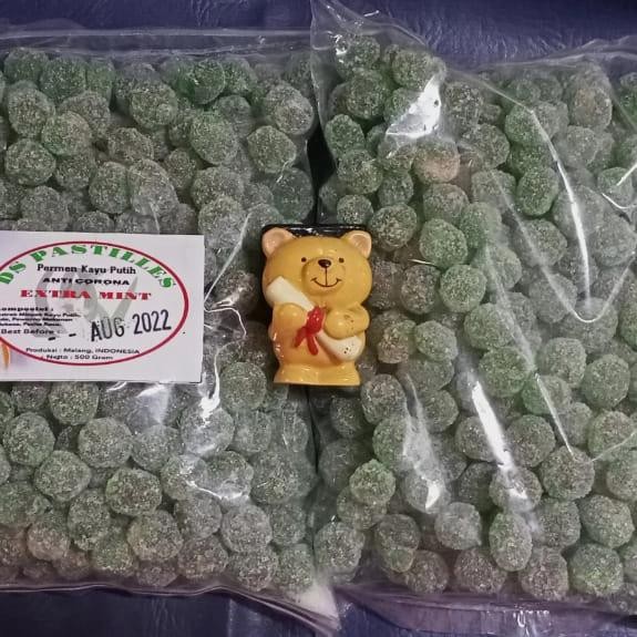 

Permen Minyak Kayu Putih extra strong, permen jamu, pemen ijo