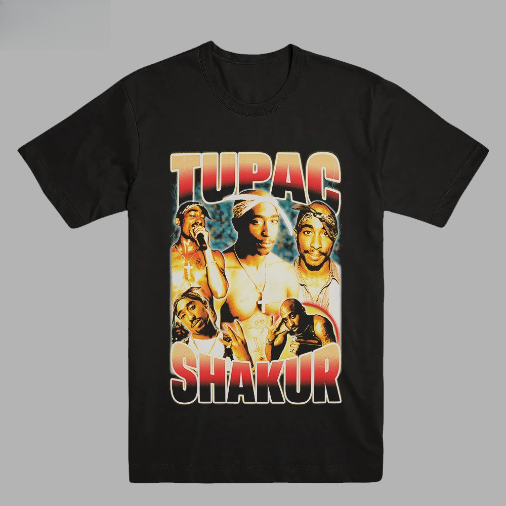2PAC | TUPAC - VINTAGE BOOTLEG | T-SHIRT |  MUSIC MERCH