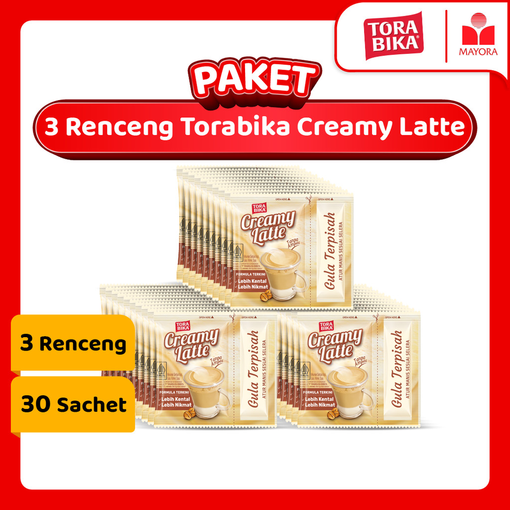 

Paket 3 Renceng Kopi Torabika Creamy Latte