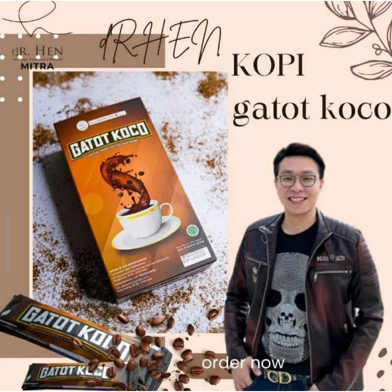 

Kopi Gatot Koco by dr Richard Lee 100 % original 1 Box @ 5 Sachet | Bergaransi | Kopi Gatot Koco Ready Stock | Kopi Gatot Koco Original | Kopi Gatot Koco