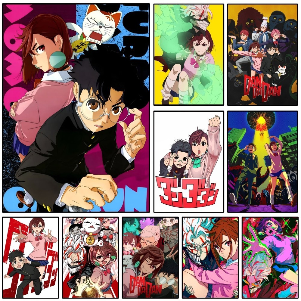

1PC Anime Dandadan Poster Self-adhesive Art Waterproof Paper Sticker Coffee House Bar Room Wall Decor