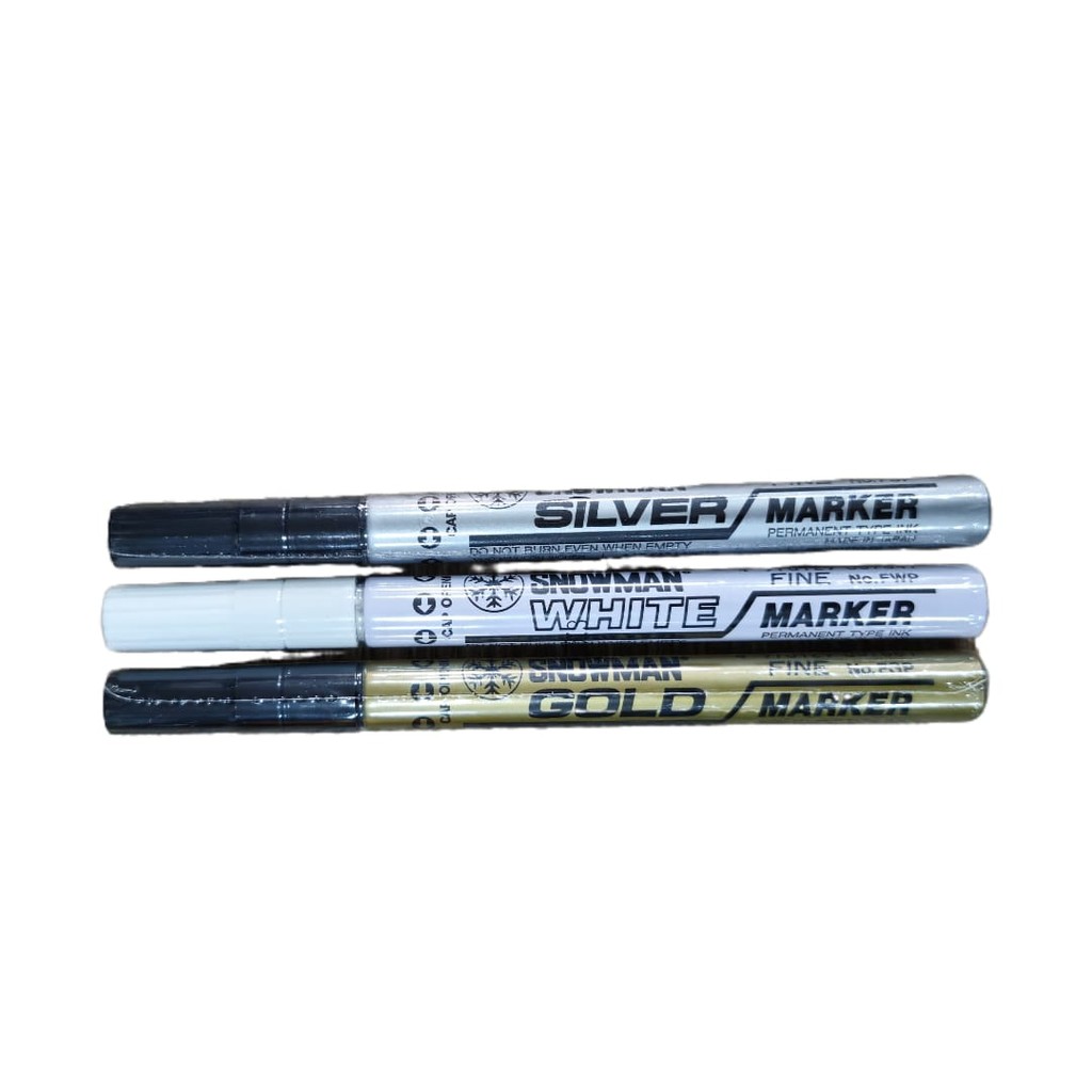 

Spidol Permanent Paint Marker (Silver) Medium SNOWMAN