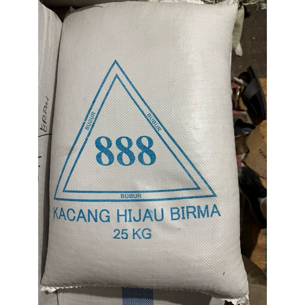 

Kacang hijau 888 @ 25 kg / 1 goni