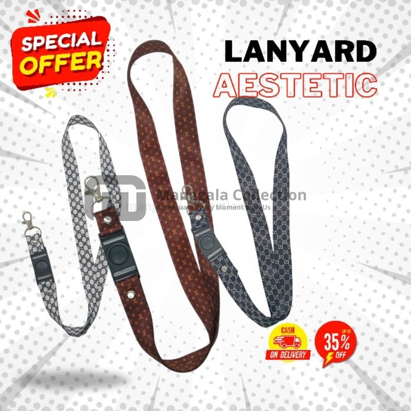 

Lanyard Id Card Aestetic Motif Luxury
