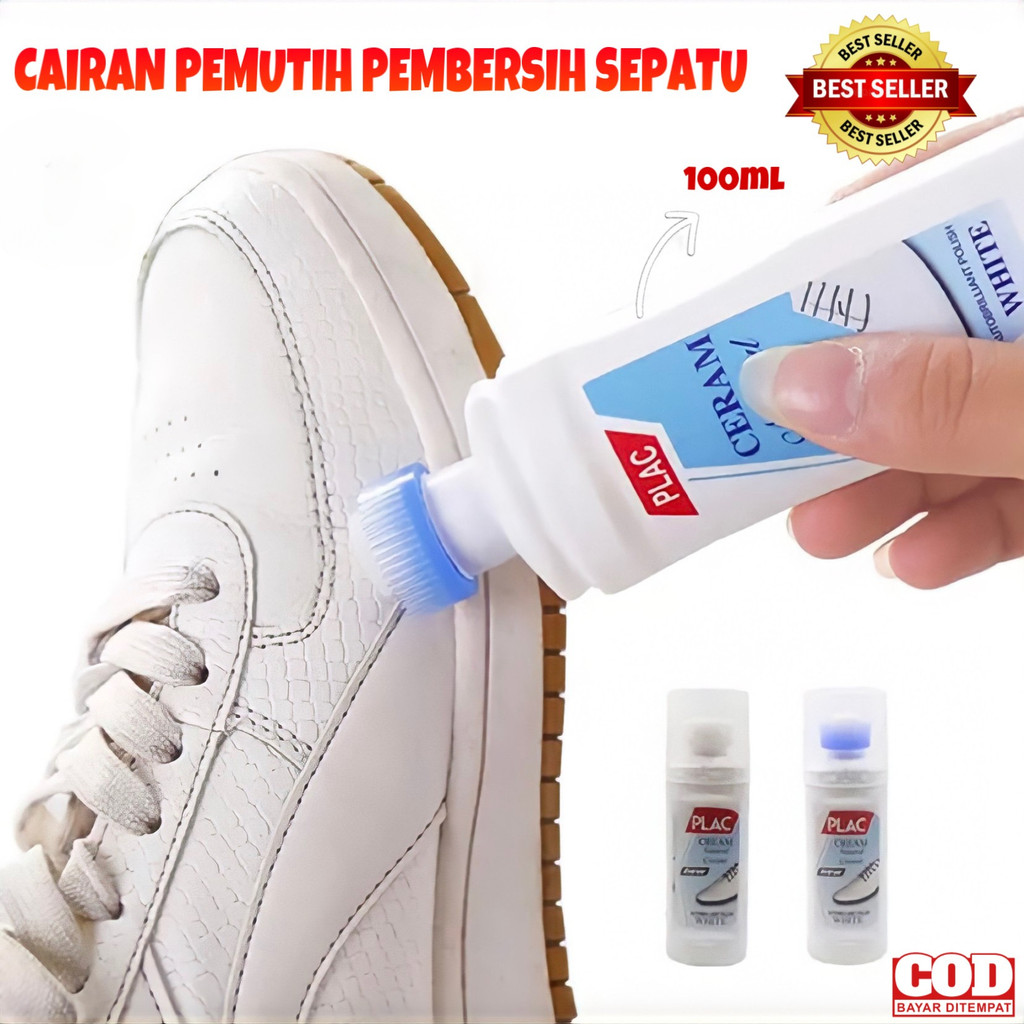 PROMO Pemutih Sepatu Super Ampuh | Pembersih Sneakers Putih Instan - Cleaner Sepatu Olahraga


