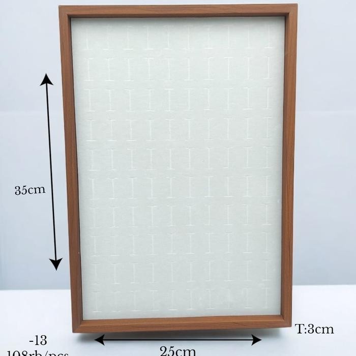 Display Cincin Organizer /Display Aesthetic/ Tempat Cincin 5689-1 - abu2-cok 100rak