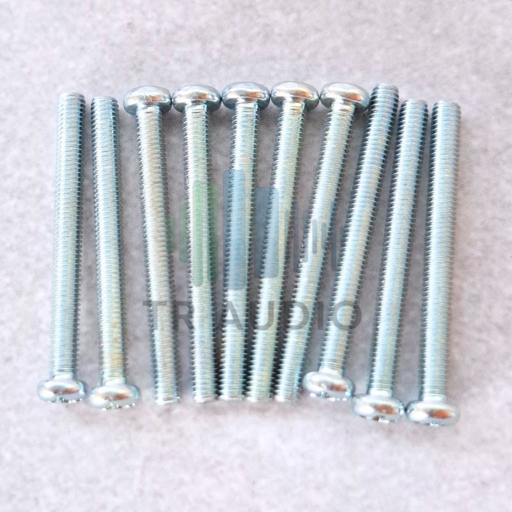 Baut M3 JP 30mm - Baut Lurus Kecil Panjang 3cm