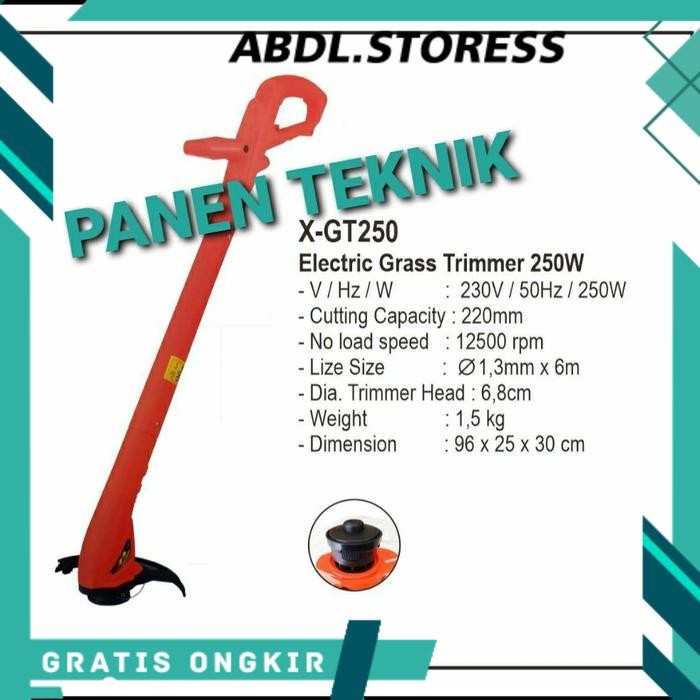 ALAT POTONG RUMPUT LISTRIK XENON MESIN POTONG RUMPUT SENAR SENUR