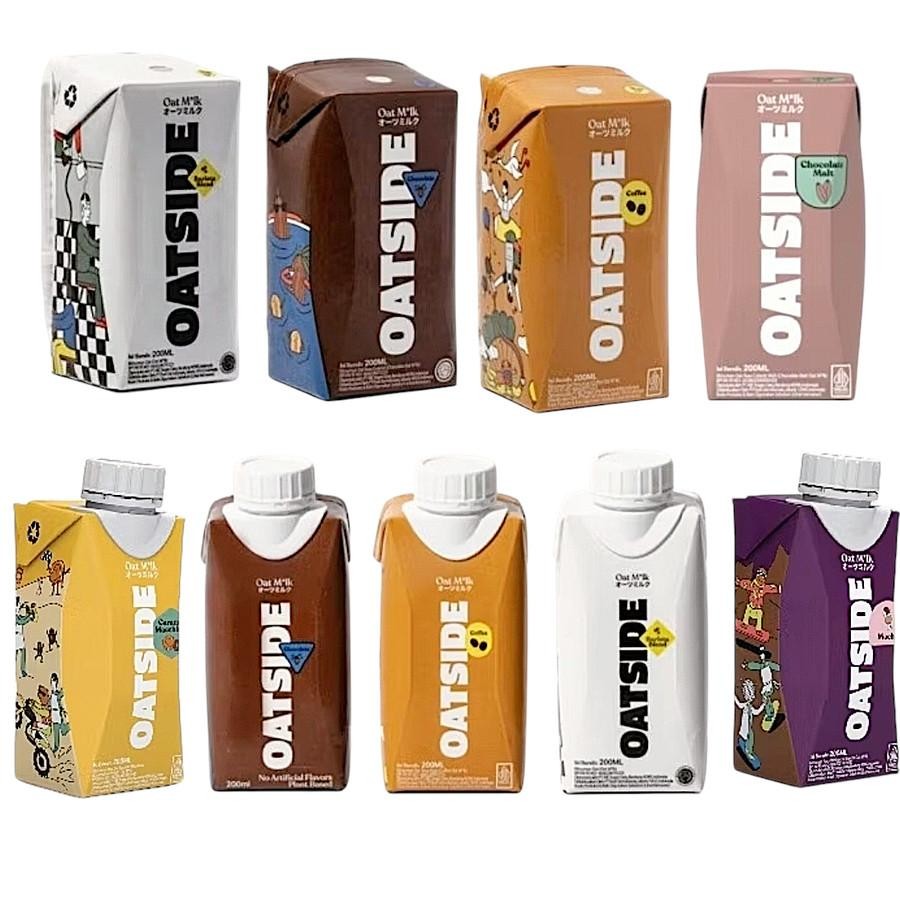 

Oatside Mini Oat Milk Susu Oat Gandum 200ml Variant Chocolate / Barista Blend / Coffee / Mocha / Caramel Macchiato / Choco Malt