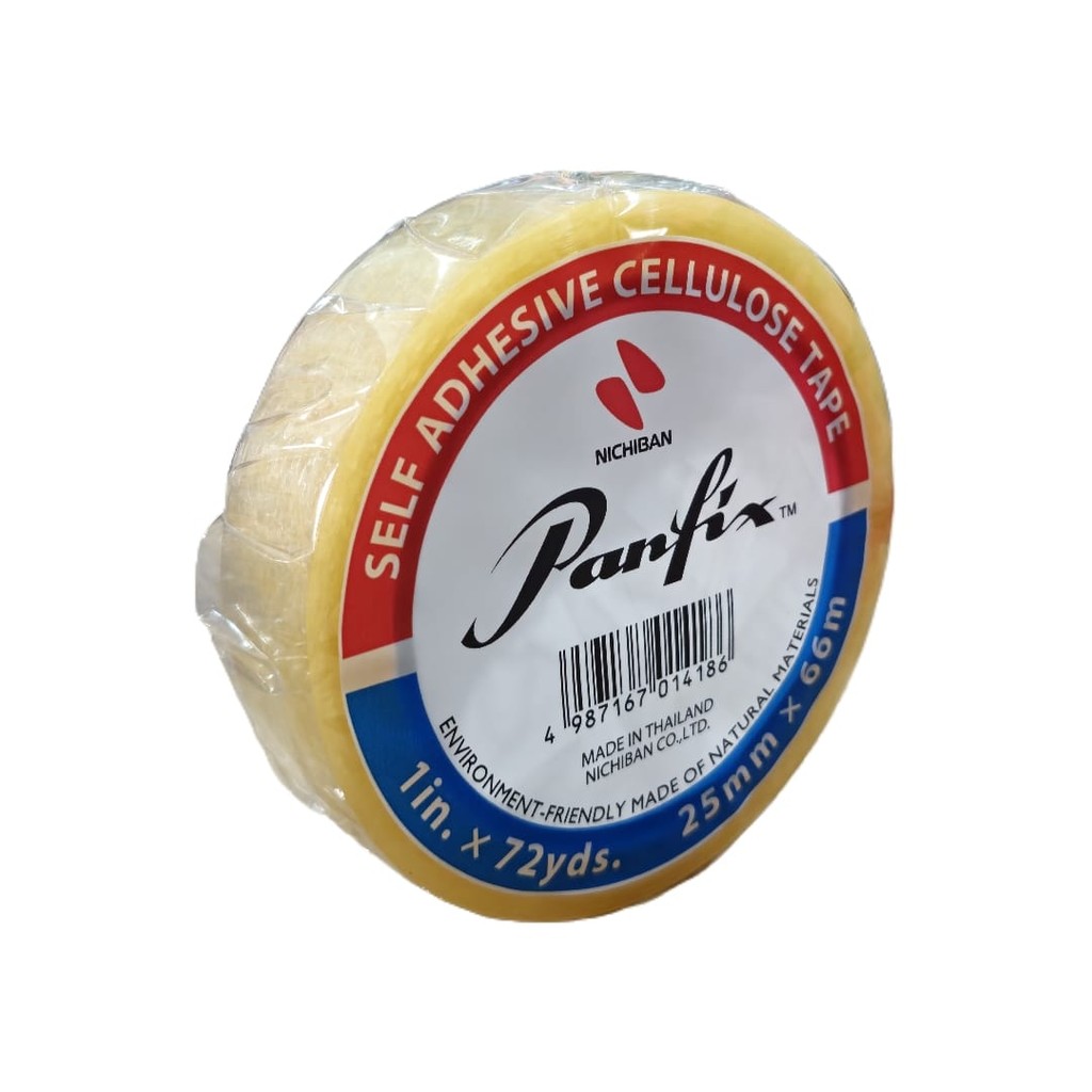 

Isolasi Panfix 1 x 72 Self Adhesive cellulose tape 1inch 25mm RJT