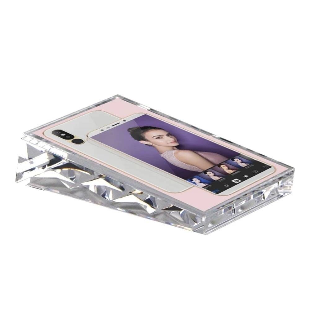 

1pcs A6 Acrylic Sign Holder Stand Clear Freestanding Double Sided 35mm Thickness Frameless Desktop Display Magnetic Photo Frames