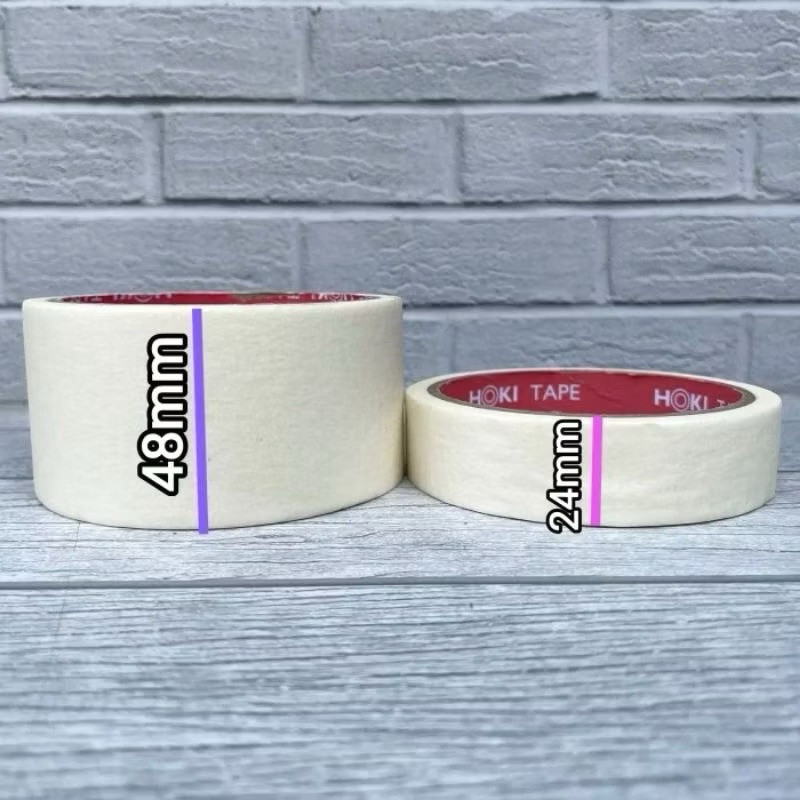 

LAKBAN KERTAS 24 & 48 x 15yard Masking tape bagus