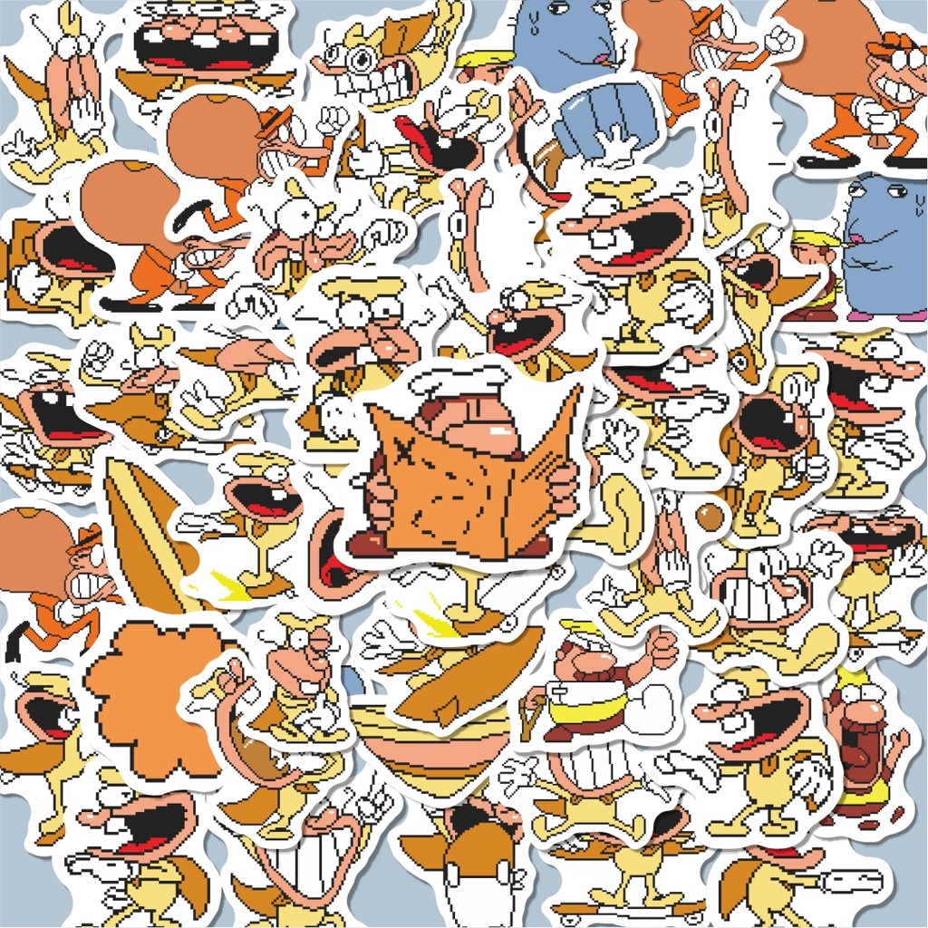 

100PCS Lucu Stiker Pizza Tower V2 Stiker Aesthetic Stiker Anti Air Stikers Berperekat Waterproof sticker decal buat Motor Helm Buku Journal Koper Casing HP Laptop Botol Minum Hadiah anak