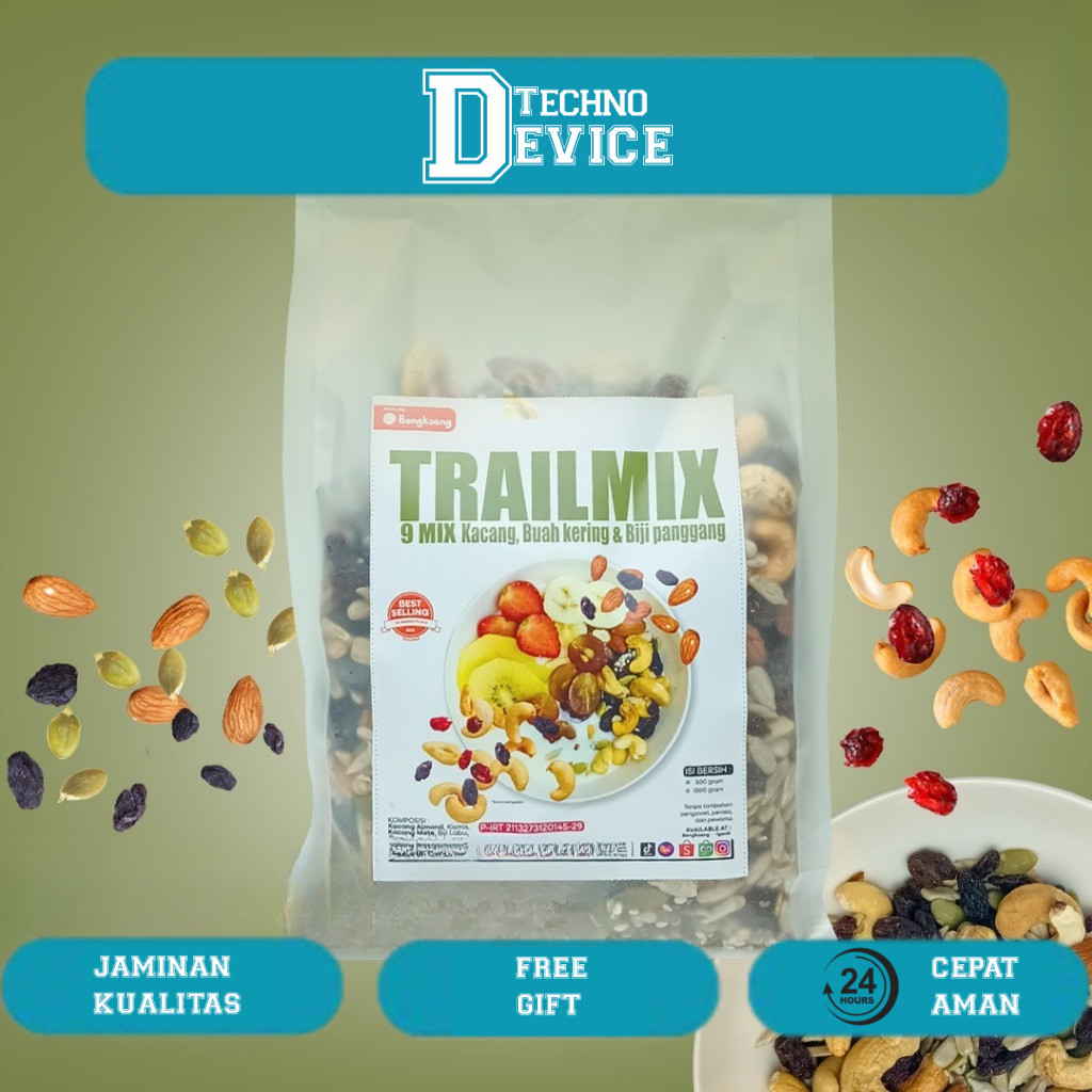 

SUPER TRAIL MIX 1Kg - Almond, Cranberry, Pumpkin Seed, Cashew, Raisin, Sunflower Seed