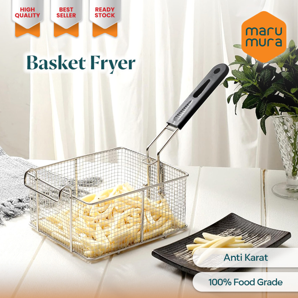 

Marumura Keranjang Penggorengan Stainless Steel | Basket Fryer | Deep Fryer