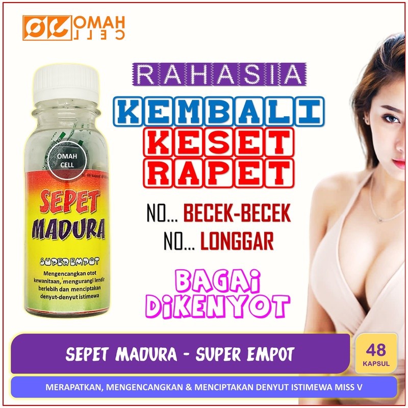 PREMIUM KAPSUL SEPET MADURA Perawatan Wanita Empot Ayam Obat Jamu pil perapat sari rapet vagina kewa