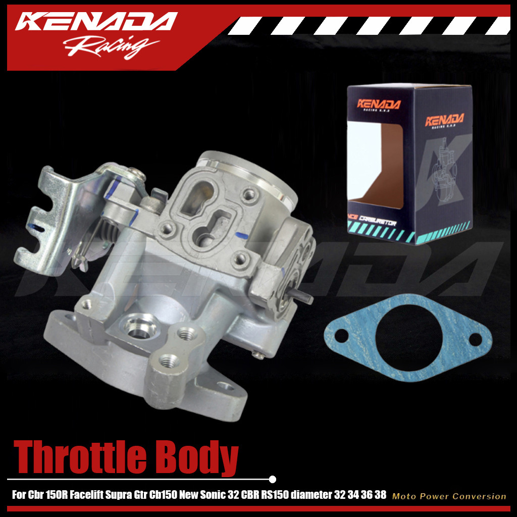 KENADA Racing Throttle Body  TB INLET INTAKE Sonic Cbr 150R Facelift Supra Gtr Cb150 Sonic 32 CBR RS