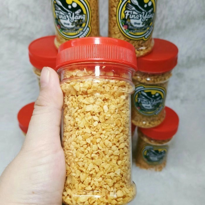 

HEMAT! bawang putih goreng kering tanpa minyak - botol 90gr