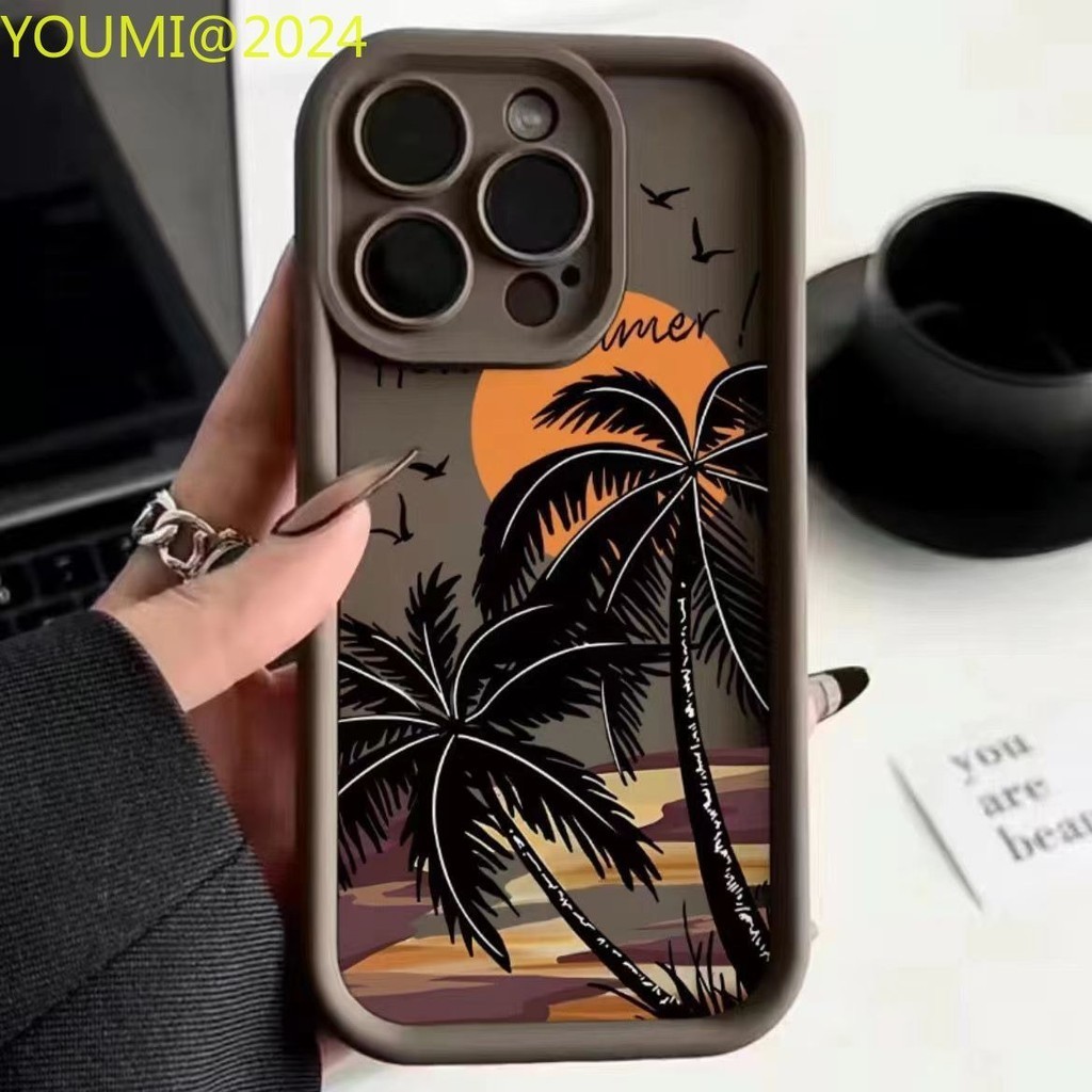 Summer Sunset Coconut Tree suitable for Infinix Hot 9 10 11 10 Lite 30i 20S 12 play phone case Smart