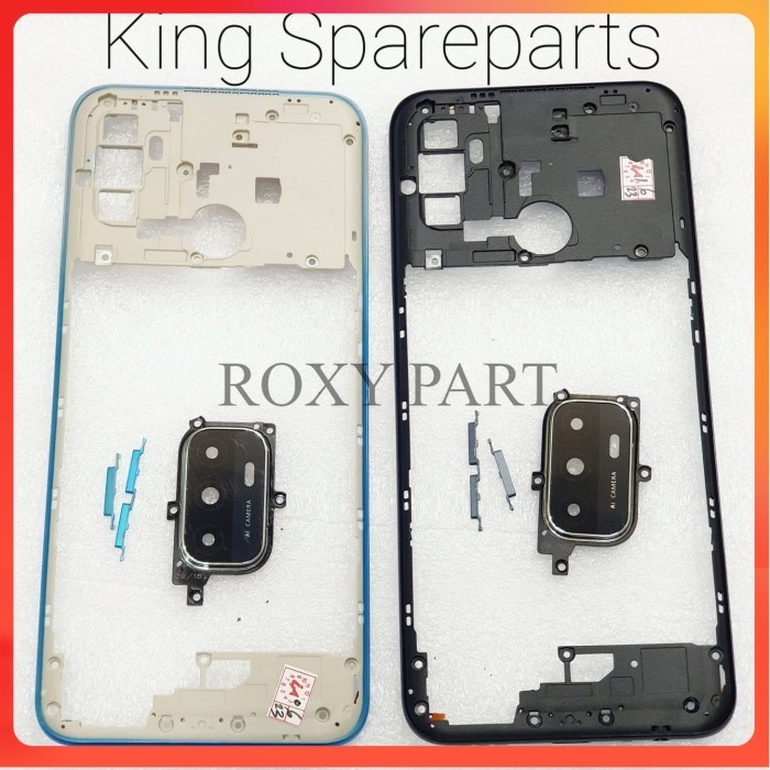 BEZZEL BEZEL BAZEL TULANG MESIN TENGAH OPPO A53 A33 ORIGINAL