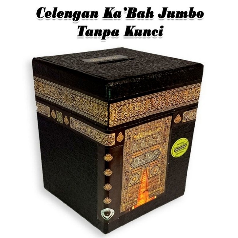 Celengan Kabah celengan Ka'bah celengan Ka'bah jumbo tanpa kunci