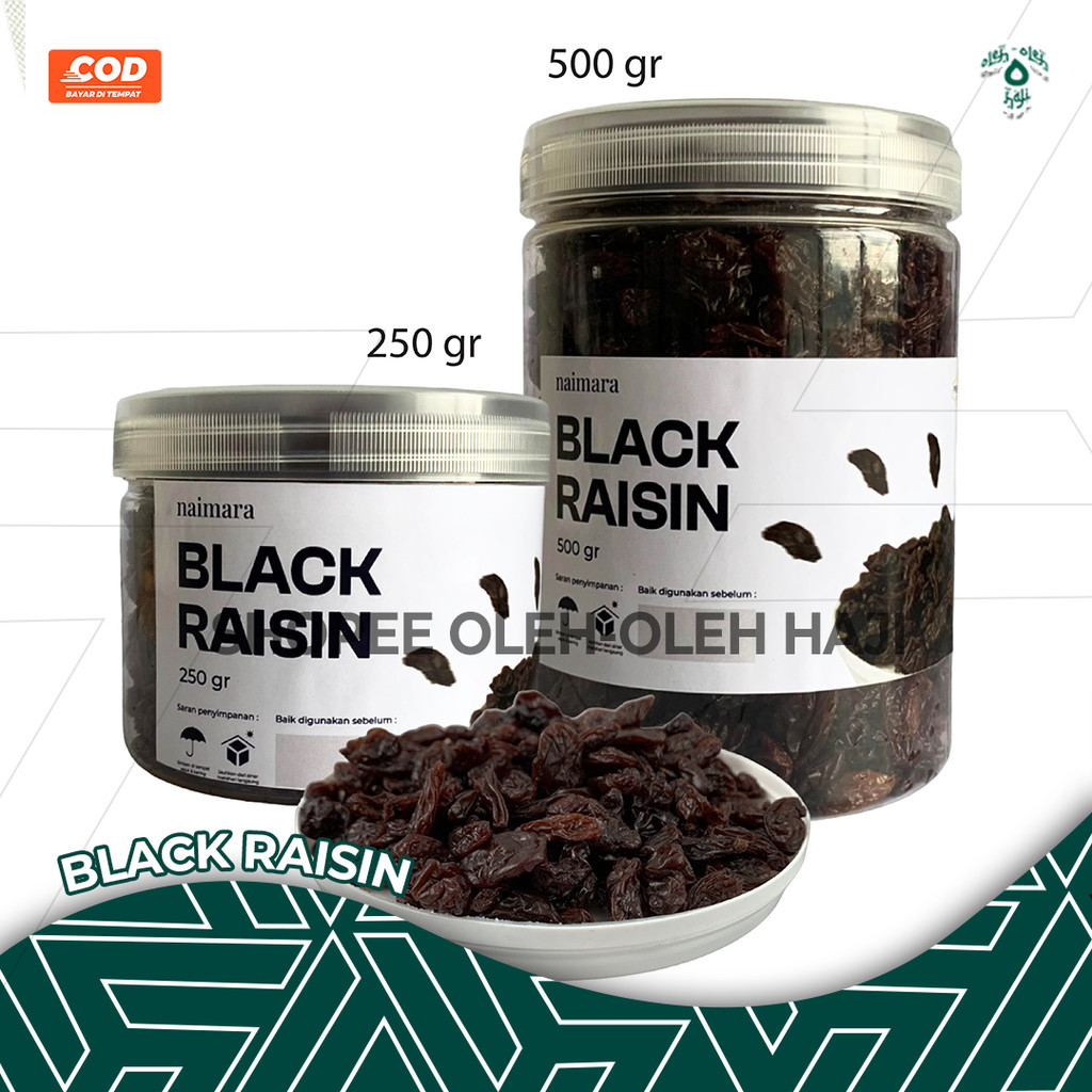 

KISMIS HITAM BLACK RAISIN MANIS PREMIUM ORIGINAL 250gr/500gr
