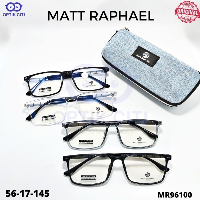 Frame Kacamata Pria Matt Raphael MR 96100 Lentur Ringan Original