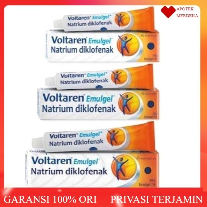 Voltaren emulgel 5 gram |10 gram | 20 gram | 50 gram (Gel penghilangkan nyeri otot & sendi) / Voltar