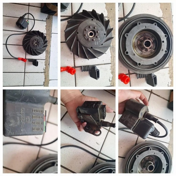 magnet zem Ducati koil cdi plessey ori bekas bawaan motor PX sport