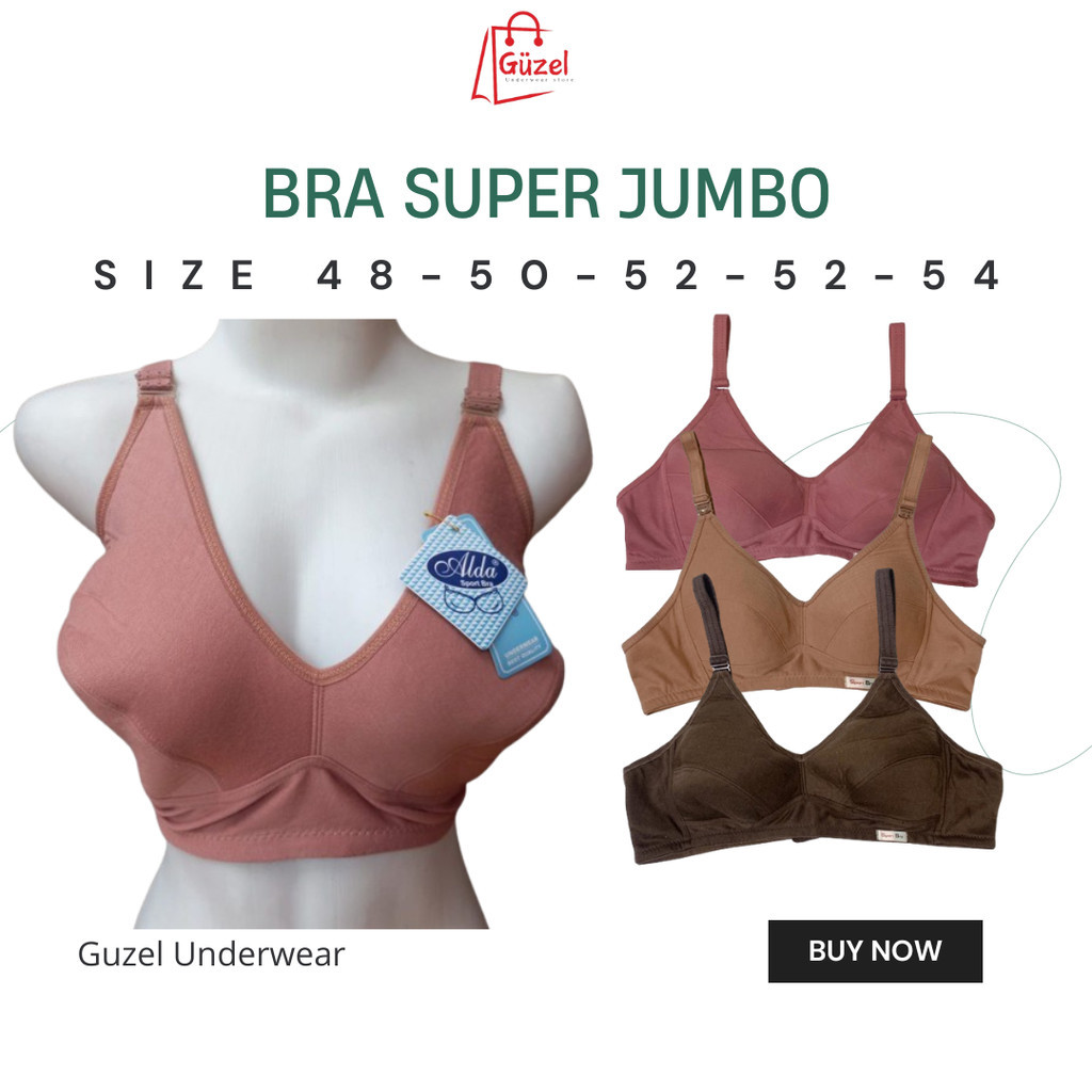 BH JUMBO 48_50 // BH SPORT BRA SUPER JUMBO // TANPA BUSA KAWAT KAIT 3