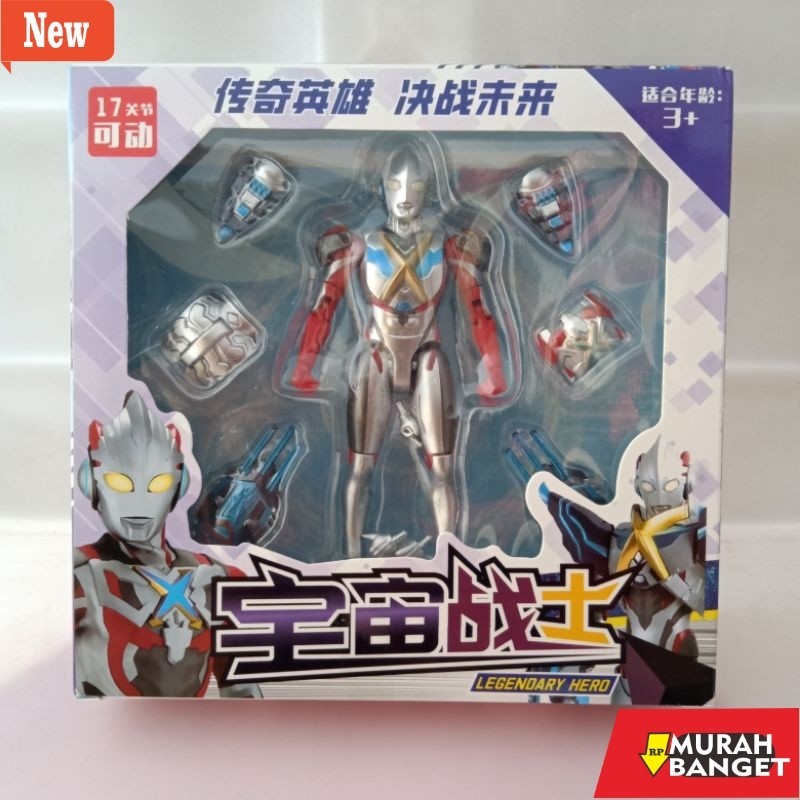 Mainan figure ultraman yg lagi viral= Mainan Action Figure Shf Ultraman X Gomora Armor