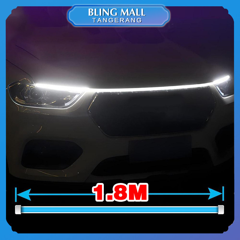 Lampu LED Mobil Strip 180CM/Lampu Strip Led Fleksibel Universal Dekorasi Mobil Lampu Strip Neon 12V