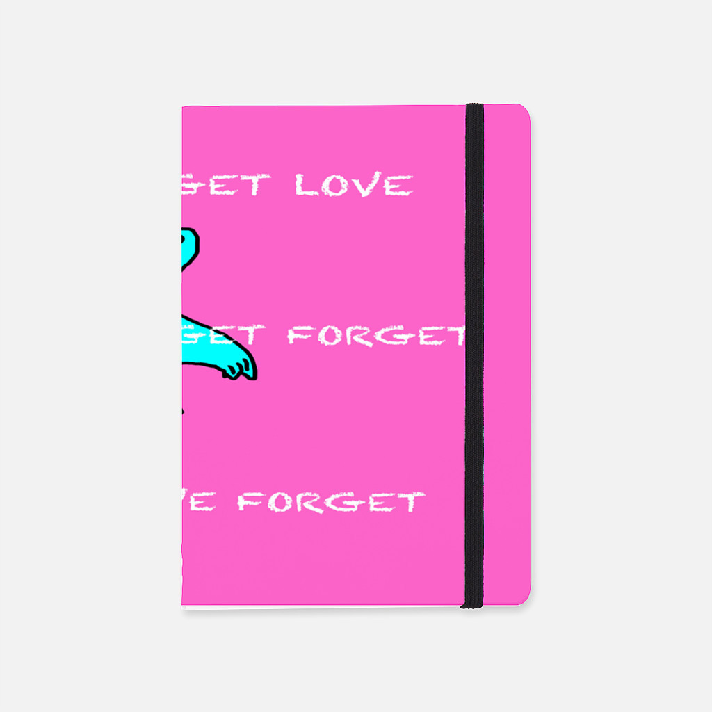 

Soft Cover Notebook Love Forget Love