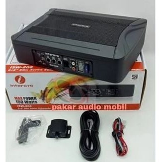 Subwoofer aktif kolong jok intersys IWS-806 /  INTERSYS ISW 806 Subwoofer Kolong jok Aktif Underseat