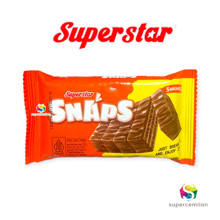 

Superstar Snaps Wafer Chocolate Wafer Cokelat