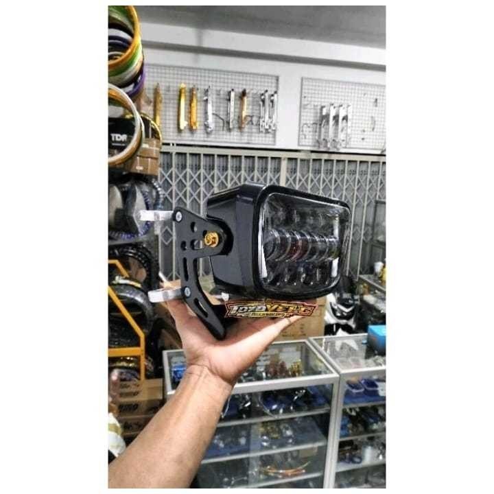 LAMPU DAYMAKER OVAL SET BREKET HITAM PNP RX KING NINJA SCORPIO VIXION BYSON