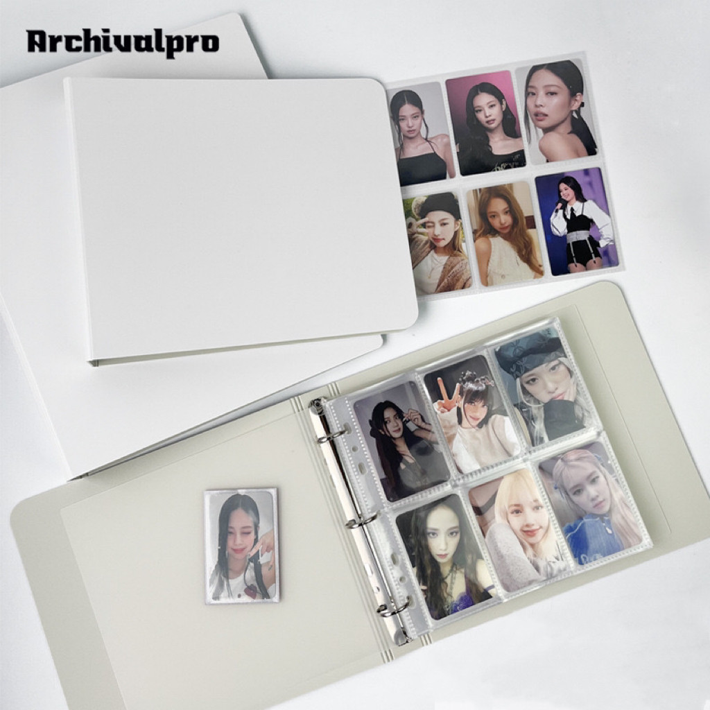 

Kawaii 5/6/9 Spaces 3 inch Kpop Photo Card Binder Large Capacity Idol Photocard Album Photocards Binder Collect Book