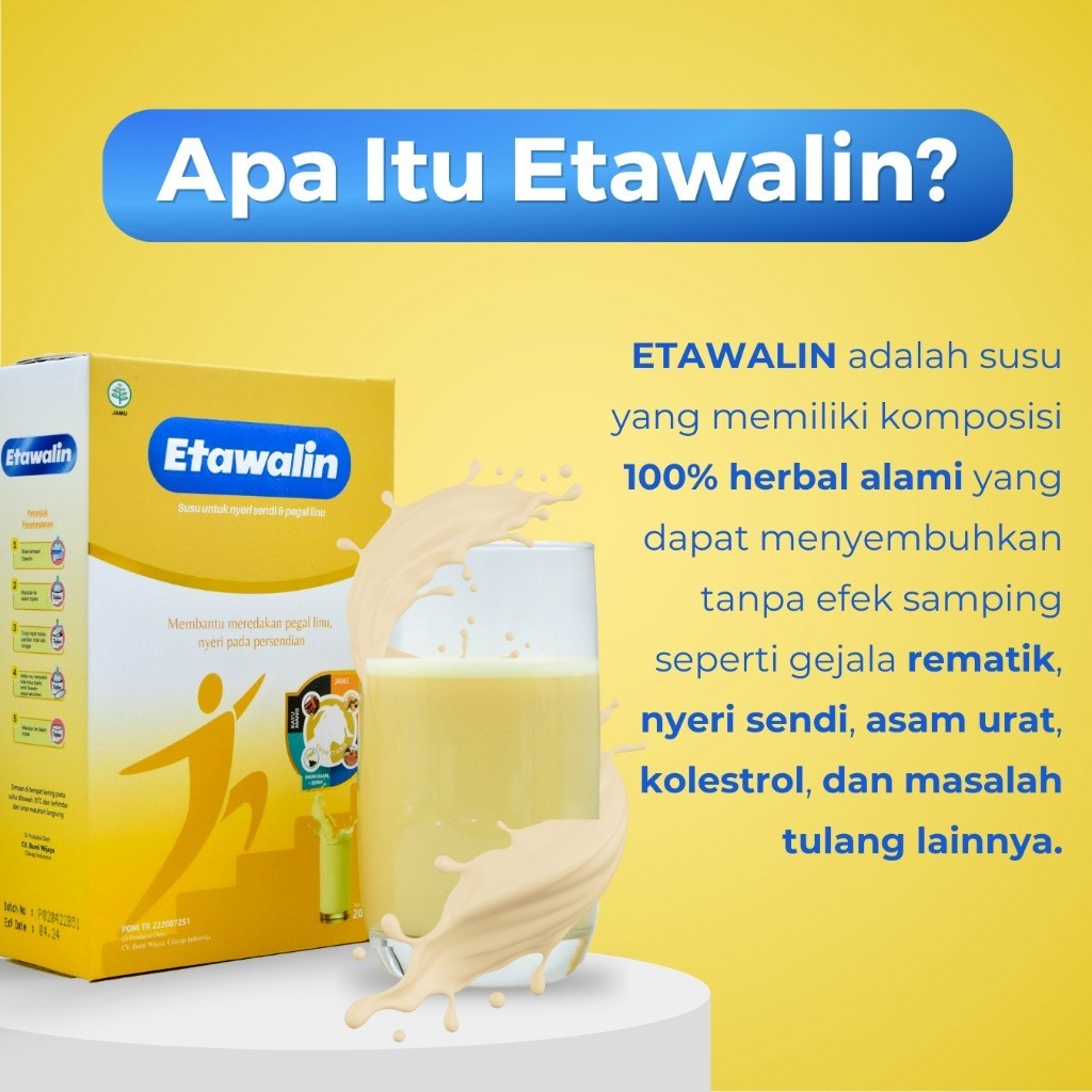 

Etawalin Susu Kambing Etawa Mengatasi Asam Urat Sendi dan Tulang Official 1 Box I SUSU KAMBING SEHAT