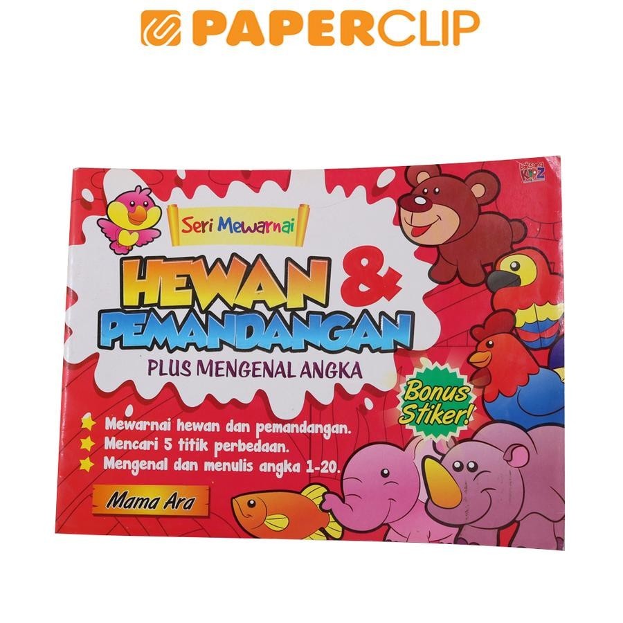 

BUKU SERI MEWARNAI HEWAN & PEMANDANGAN PLUS MENGENAL ANGKA